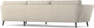 Madison Lux - 3-sits soffa med schäslong höger - Beige