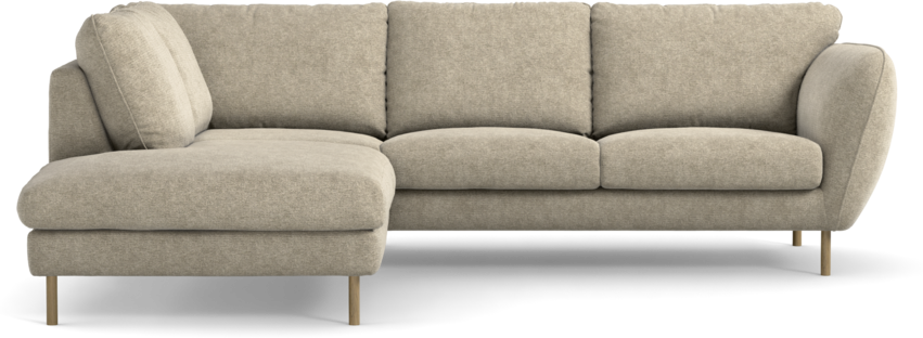 Madison Lux - 2-sits soffa med divan vänster - Beige