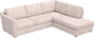 Friday - 2,5-sits soffa med divan höger - Rosa