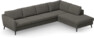 County - 3-sits soffa med divan höger - Grå