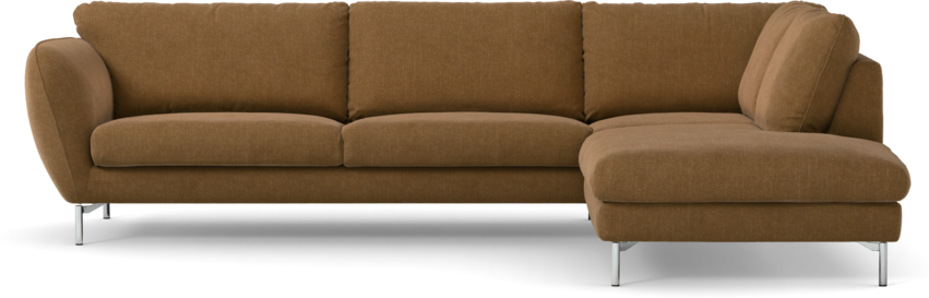Madison Lux - 3-sits soffa med divan höger - Brun
