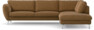 Madison Lux - 3-sits soffa med divan höger - Brun