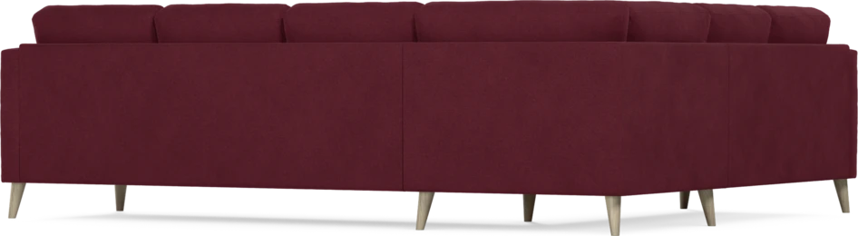 Eden - Hörnsoffa, 2+3-sits - Röd