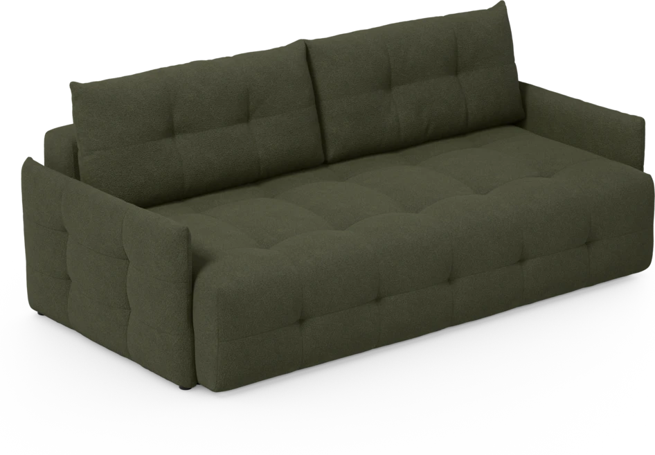 Bella - Bäddsoffa 3-sits - Grön
