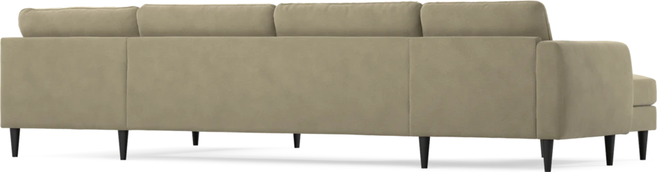 Bridge - 3-sits soffa med schäslong vänster och divan höger - Beige