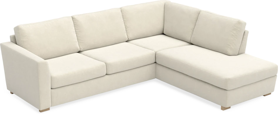 Friday - 2,5-sits soffa med divan höger - Beige