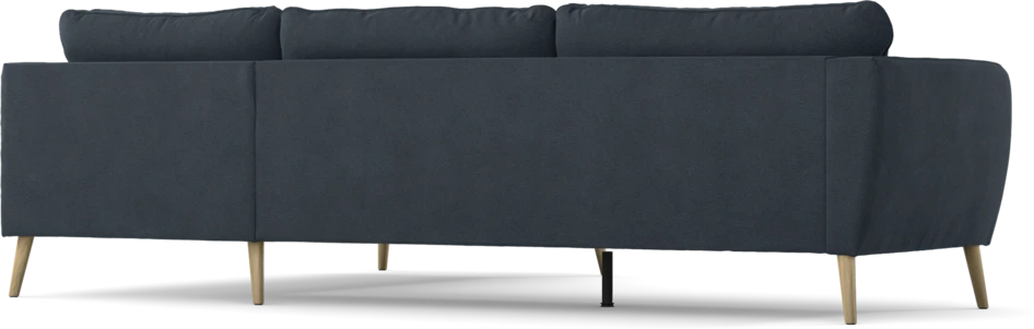 County - 2,5-sits soffa med divan höger - Blå