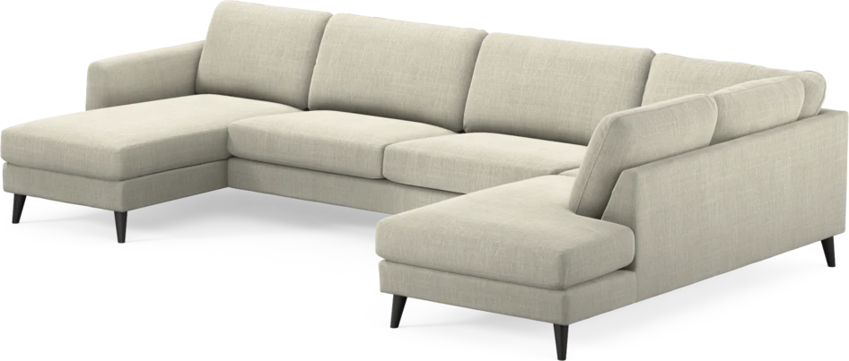Bridge - 3-sits soffa med schäslong vänster och divan höger - Beige