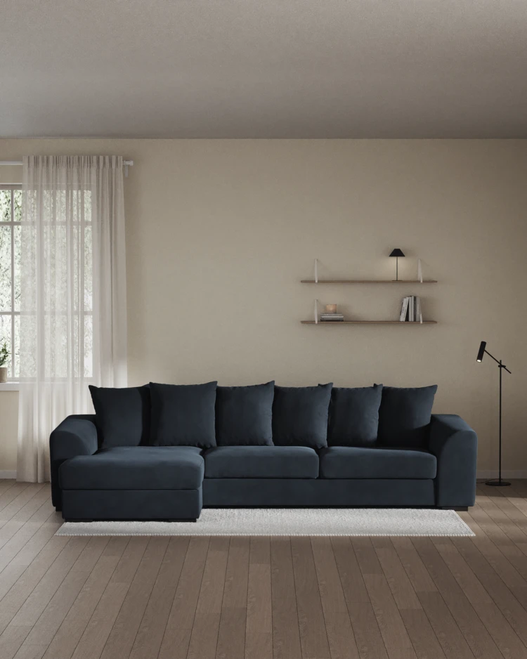 Town - 3-sits soffa med schäslong vänster - inspiration