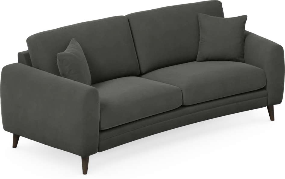 Eden - 2,5-sits soffa svängd - Grå