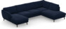 Madison Lux - 2-sits soffa med schäslong vänster och divan höger - Blå