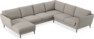 Madison Lux - Hörnsoffa med schäslong vänster - Beige
