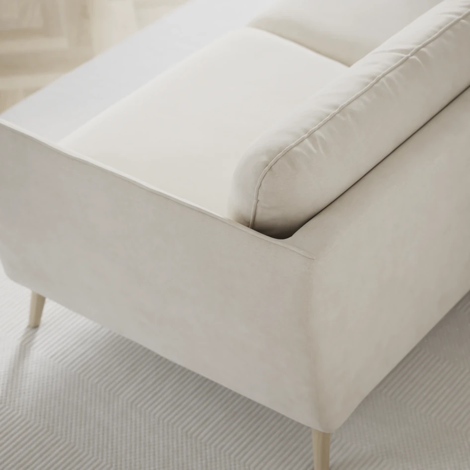 Madison Lux - Hörnsoffa 2+3-sits, hörn 2 - Vit