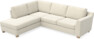 Friday - 2,5-sits soffa med divan vänster - Beige