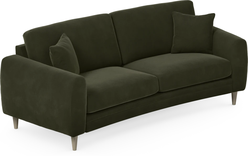 Eden - 2,5-sits soffa svängd - Grön