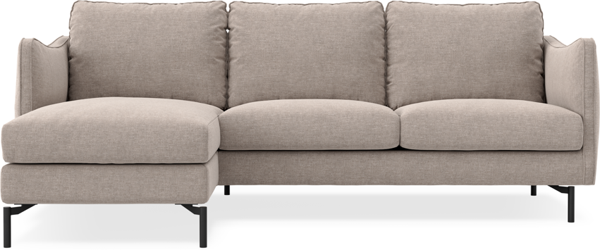 Madison Lux - 2-sits soffa med schäslong vänster - Beige