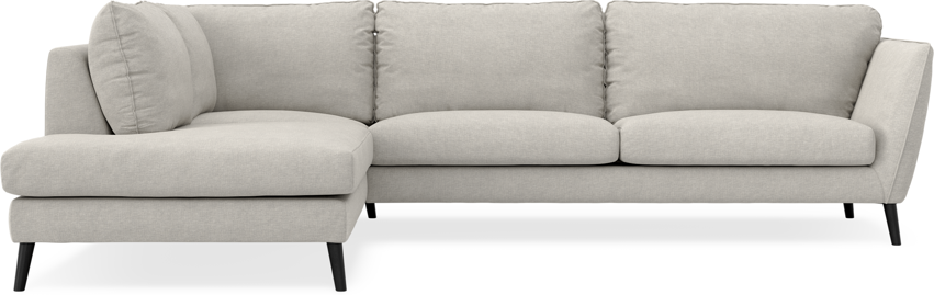 Madison - 3-sits soffa med divan vänster - Grå
