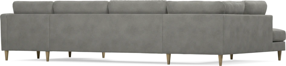 Bridge - 3-sits soffa med divan vänster och schäslong höger - Grå