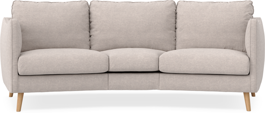 Madison - 3-sits soffa svängd, 70 cm - Beige
