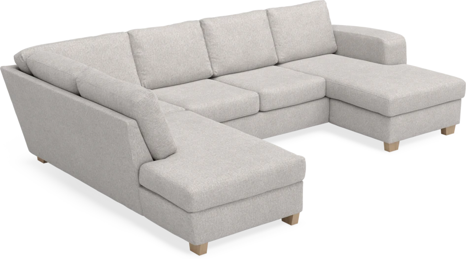 Friday - 3-sits soffa med divan vänster och schäslong höger - Grå