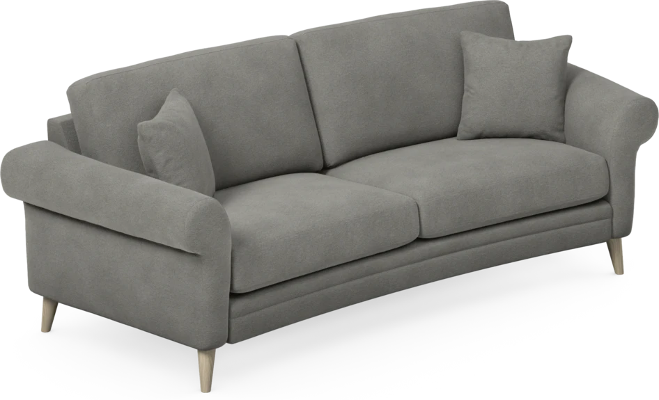 Eden - 2,5-sits soffa svängd - Grå