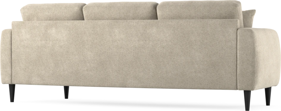Eden - 3-sits soffa svängd - Beige