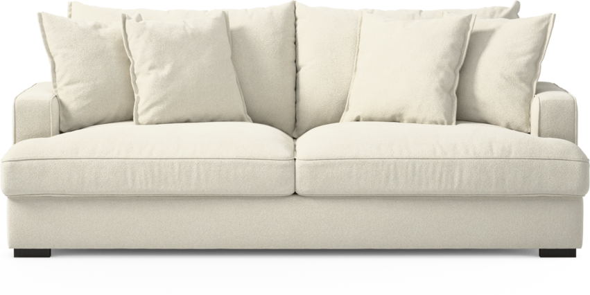 Mila - 3-sits soffa - Vit