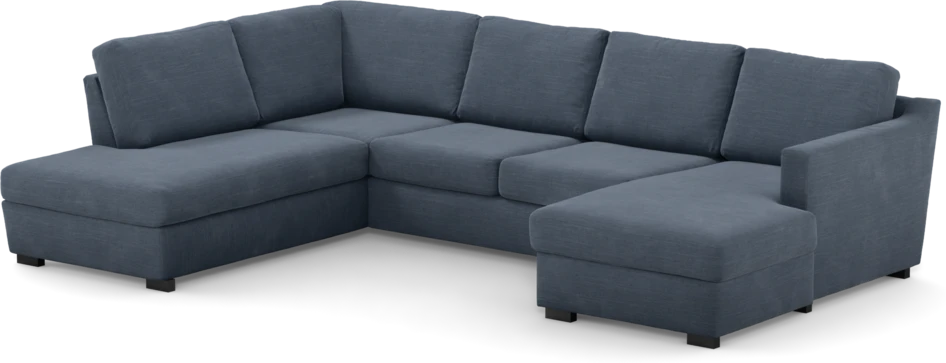 Friday - 3-sits soffa med divan vänster och schäslong höger - Blå