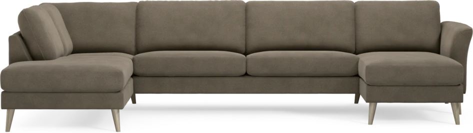 Bridge - 3-sits soffa med divan vänster och schäslong höger - Beige