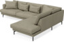 Harper - 3-sits soffa med divan höger - Beige