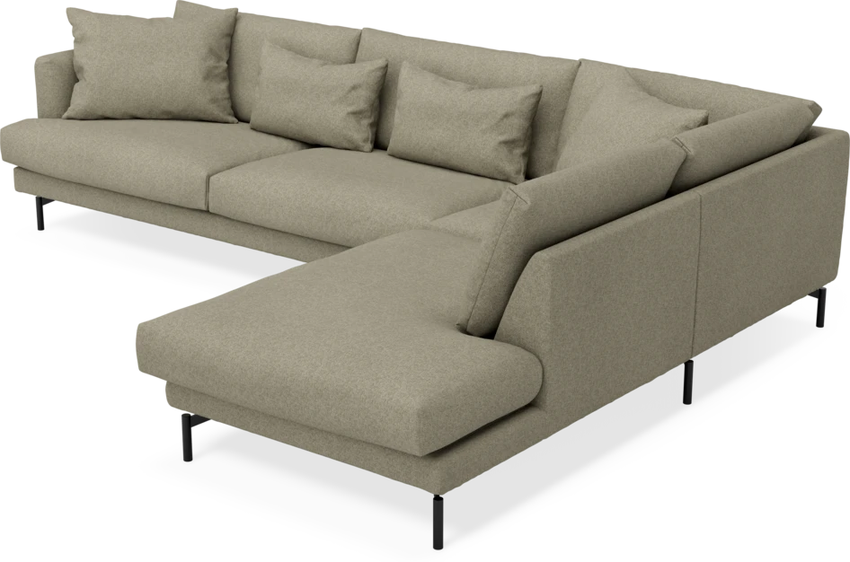 Harper - 3-sits soffa med divan höger - Beige