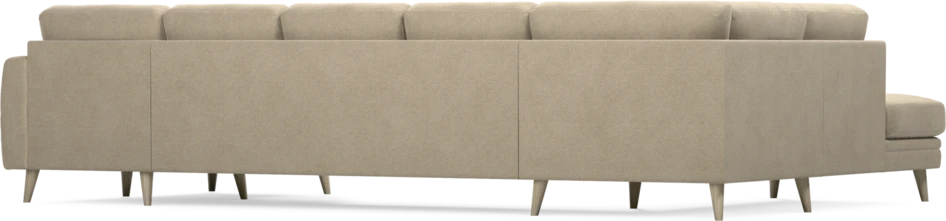 Eden - 3-sits soffa med divan vänster och schäslong höger - Beige