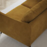 Madison Lux - 3-sits soffa med divan höger - Gul