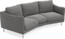 Madison - 3-sits soffa svängd, 70 cm - Grå