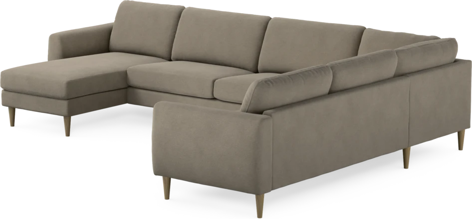 Bridge - Hörnsoffa, 3+2-sits med schäslong vänster - Beige