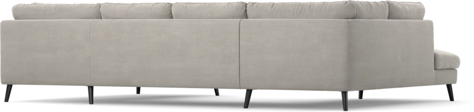 Madison Lux - 2-sits soffa med divan vänster och höger - Grå