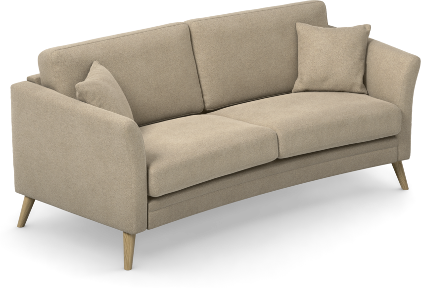 Eden - 2,5-sits svängd - Beige