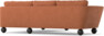 Madison Lux - 2-sits soffa med divan höger - Orange