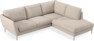 Madison Lux - 2-sits soffa med divan höger - Vit
