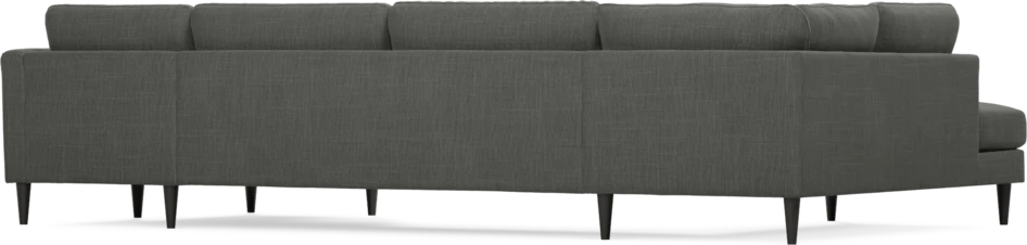 Bridge - 3-sits soffa med divan vänster och schäslong höger - Grå