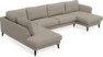 Bridge - 3-sits soffa med divan vänster och schäslong höger - Beige