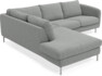 Madison - 2-sits soffa med divan vänster - Grå