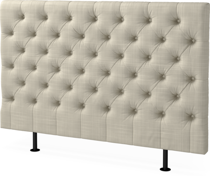 Cape pikerad - Sänggavel låg, , 90-210 cm - Beige