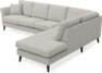 Eden - 3-sits soffa med divan - Grå