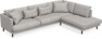 Harper - 3-sits soffa med divan höger - Vit