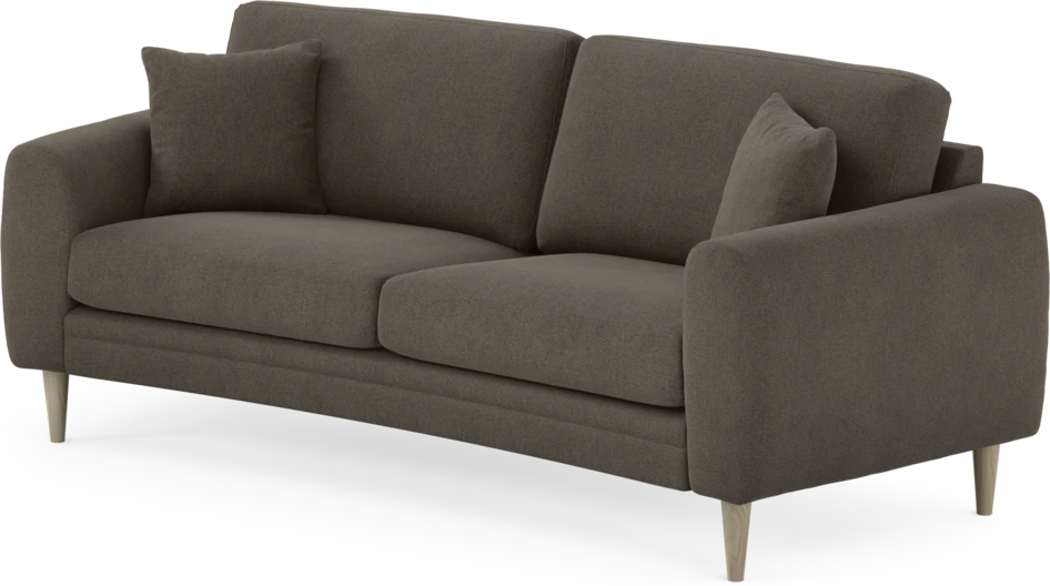 Eden - 2,5-sits soffa svängd - Brun