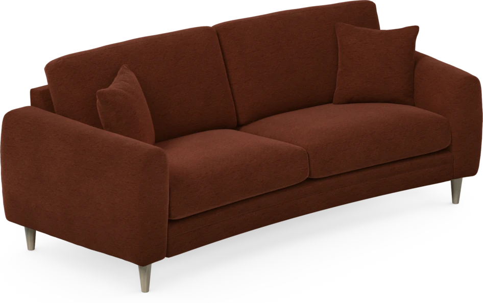 Eden - 2,5-sits soffa svängd - Orange