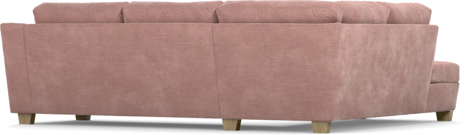 Friday - 2,5-sits soffa med divan vänster - Rosa