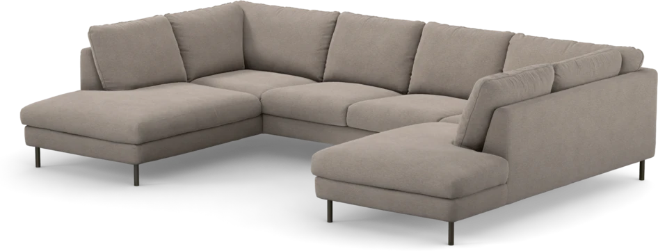 Madison Lux - 2-sits soffa med divan vänster och höger - Beige