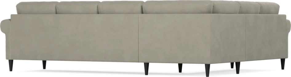 Eden - Hörnsoffa, 2+3-sits - Brun